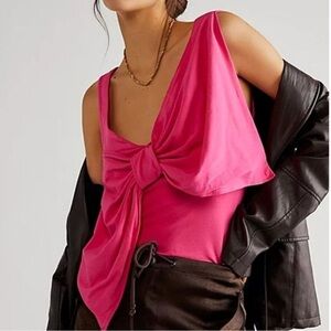 Free People Tied Up Tank Top Blouse